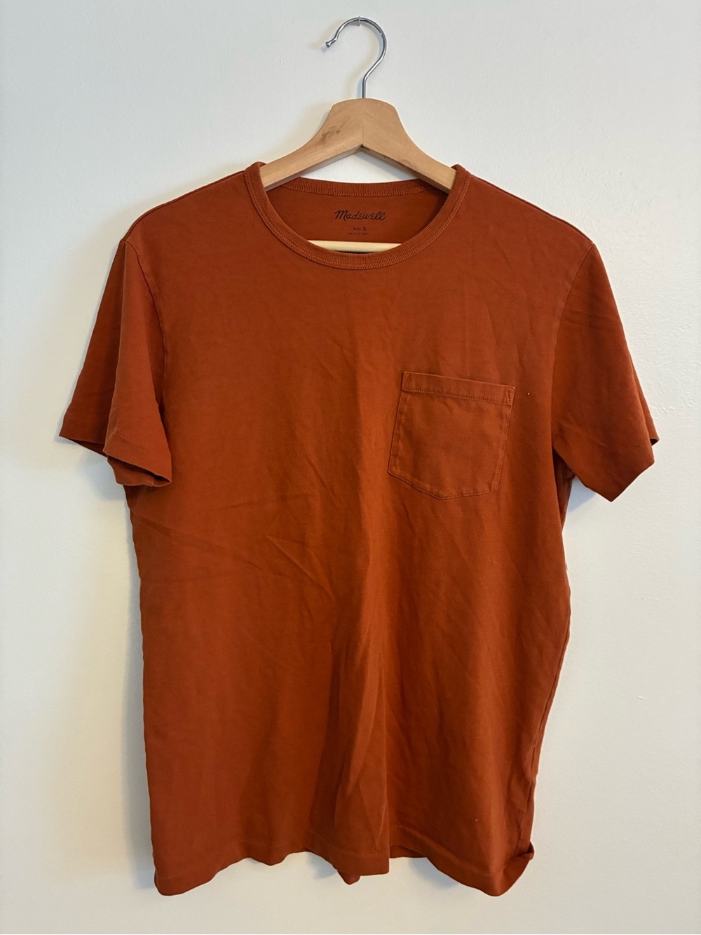 Madewell Men's Rust Pocket Tee
